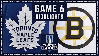 Game 6 Highlights  Bruins vs Maple Leafs – May 2 2024 wJoe Bowen [upl. by Lyris]