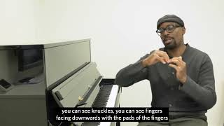 Great advice from Alexis Ffrench on how to hold your hands at the piano 🙌🎹 [upl. by Ahkihs557]