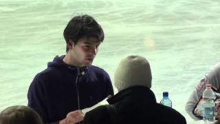 Stephane Lambiel  EC 2011  practice EX  part1 [upl. by Cherilynn787]