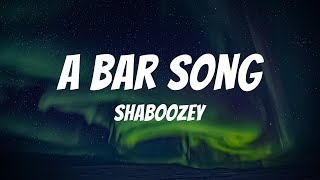 Shaboozey  A Bar Song Tipsy Lyrics [upl. by Retsek925]