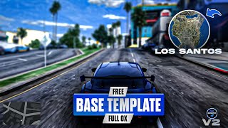 FREE BASE TEMPLATE V2  FULL OX  ESX LEGACY 1105 FiveM [upl. by Eudoca99]