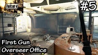 Fallout 4  First Gun  Overseer Office  Radroach  Red Menace  Walkthrough Lets Play Part 5 [upl. by Bevers]