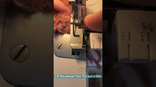 How to turn an outside corner on a serger  Quick sewing tutorial [upl. by Kirshbaum]