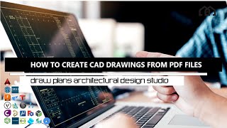 How To CREATE CAD  DWG PLANS FROM PDF FILES Convert PDF To CAD  PDF to DWG Converter  PDF To CAD [upl. by Amal]