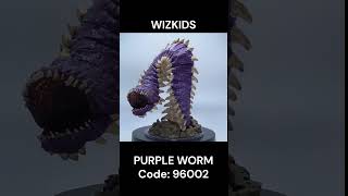 Purple Worm  Pre Painted Miniature [upl. by Verger872]