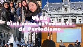 VLOG ♡ ACOMPÁÑAME a REPORTEAR y a una CONFERENCIA 🎀 Periodismo student diaries [upl. by Yeliac]