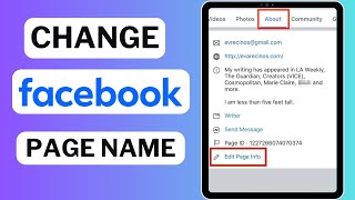 How To Change Facebook Page Name Full Guide [upl. by Aillimac615]