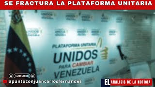 Se fractura la Plataforma Unitaria  El Análisis de la Noticia [upl. by Hbaruas]