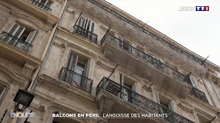 Balcons en péril  langoisse des habitants de Marseille [upl. by Dene141]