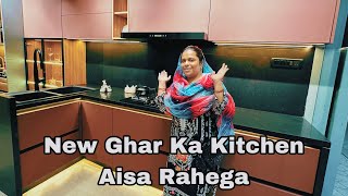 New Ghar Ka Kitchen Setup Aisa Rahega 😍 [upl. by Ellierim]