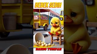 Bakso Tumpah Bebek Sedih Banget 😢🍲 bebeklucu duckshorts bebek ai shorts [upl. by Ellehcim]