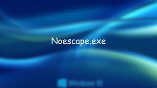 Windows 10 OS ROBLOX  Installing noescapeexe timestamps in description [upl. by Aay]