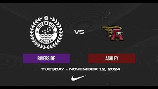 Riverside Mens Soccer vs Ashley 111224 [upl. by Ahsrop]