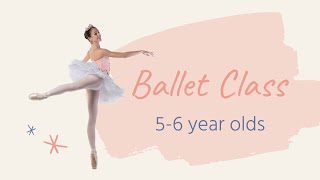 LEARN BALLET  Basic Ballet Class for 56 years old Kids [upl. by Ahsiekan]