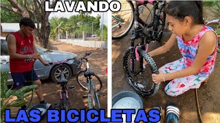 LAVANDO LAS BICICLETAS Y ACLÁRAMOS ESTO 😞🤩 [upl. by Eellac720]