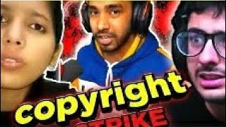 Payal zone Giving Strike to Youtubers  CarryMinati reply to payal zone  techno gamerz [upl. by Aiak]