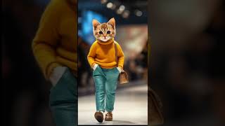 fw fashion runway newcollection catfunny kucingsedih cute cutebaby catvideos kucinglucu [upl. by Idnim]