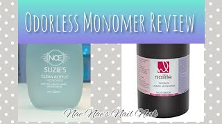 ODORLESS MONOMER REVIEW  ModelOnes Acrylic Swatches  My First Ombre 👀💅💜 [upl. by Mundford962]