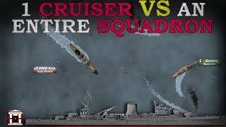 HMS Ajax How a lone British Cruiser destroyed an entire Italian Squadron 1940 Documentary [upl. by Asilanna]