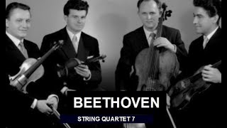 Beethoven String Quartet No 7 in F major Op59 No1 quotRazumovskyquot  Vlach String Quartet  1963 [upl. by Asirehc874]