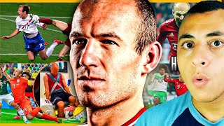 REACCIÓN A EL FUTBOLISTA CON LOS HUESOS DE VIDRIO  Arjen Robben Historia DEIVI REACCIONA [upl. by Nylirak]