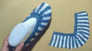 fastest crochet slippers for women  easy pattern [upl. by Lala]