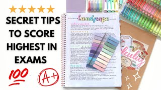 Top 10 exam tips to get A ✨without studying✨💯 study tips [upl. by Aissyla]