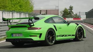 2019 NEW Porsche 911 GT3 RS in Lizard Green  HARD Driving SOUND [upl. by Raual]