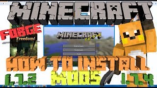 Minecraft How to install Mods The Forge Way 172  174 [upl. by Janeen859]