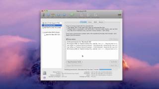 Mac OS X Tutorial How To Repair Disk Permissions [upl. by Arrac]