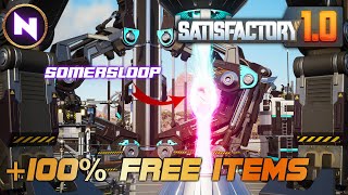 Free POWER or PRODUCTS With SOMERSLOOP To Unlock Tier 7amp8  07  Satisfactory 10  Lets Play [upl. by Cicely600]