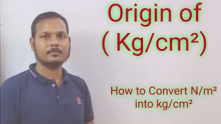 How to Convert N\M2 into kg\cm2 [upl. by Schurman]