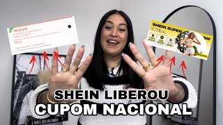 SHEIN LIBEROU CUPOM NACIONAL INTERNACIONAL E FRETE GRÁTIS [upl. by Roy]