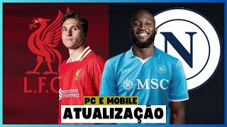 ATUALIZAÇÃO PC E MOBILE  Brasfoot 24 25 versão 22 23 Agosto [upl. by Isyak]