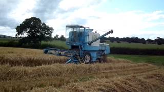 Lely combine barley harvesting 2014 [upl. by Fita]