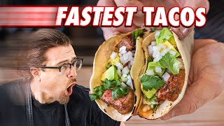 Making Steak Tacos Faster Than A Restaurant  But Faster [upl. by Cherida]