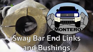 Mitsubishi Montero Sway Bar End Link Replacement Pajero [upl. by Durant]