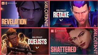 All VALORANT Cinematics trailers in TIMELINE order [upl. by Jahdol]