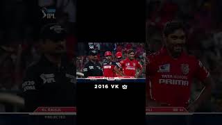 Vintage Virat 2016 🔥👑  Rcb 2016 shorts [upl. by Yrtnahc]