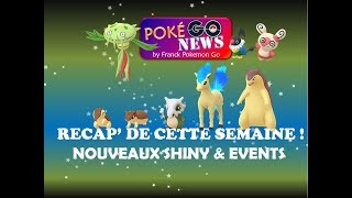 PokéGoNews  Nouveaux Shinys  Héricendre Community Day Ponyta Oselait Luxio [upl. by Bergstein]