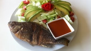 Mojarras fritas recipe 20 minute meal  Crispy tilapia recipe [upl. by Belanger491]