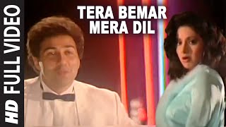 Tera Bemar Mera Dil Video Song  Chaalbaaz  Moh Aziz Kavita Krishnamurthy  Sunny Deol Sridevi [upl. by Arvin]