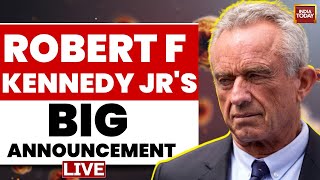 LIVE  Robert F Kennedy Jrs Big Announcement Independent Run Or Trump Endorsement US News LIVE [upl. by Evangelia]