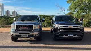 GMC SIERRA 3500 HD E NOVA SILVERADO EM CAMPO GRANDE [upl. by Ateloj]