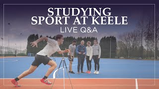 Explore studying sport at Keele  Live QampA [upl. by Weinrich]