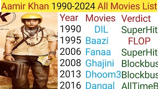 aamirkhan All Movies List Aamir Khan New Movies List Aamir Khan upcoming Movies List SuperHit Hit [upl. by Candida217]