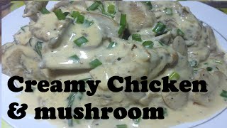 Creamy Chicken and mushroom  Kitchen Channel [upl. by Cannice169]