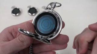 Kisai Rogue Touch LCD Touch Screen Pocket Watch with LED Backlighting From Tokyoflash Japan [upl. by Ylek286]