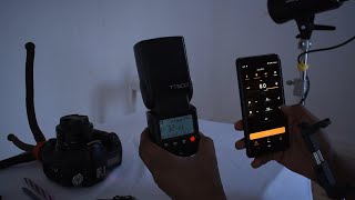 Godox X2T Wireless Flash Trigger Bluetooth Connection setting [upl. by Asiel182]