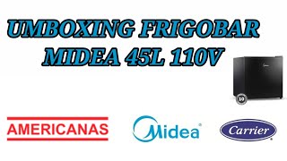 UMBOXING FRIGOBAR MIDEA 45L [upl. by Alfredo82]